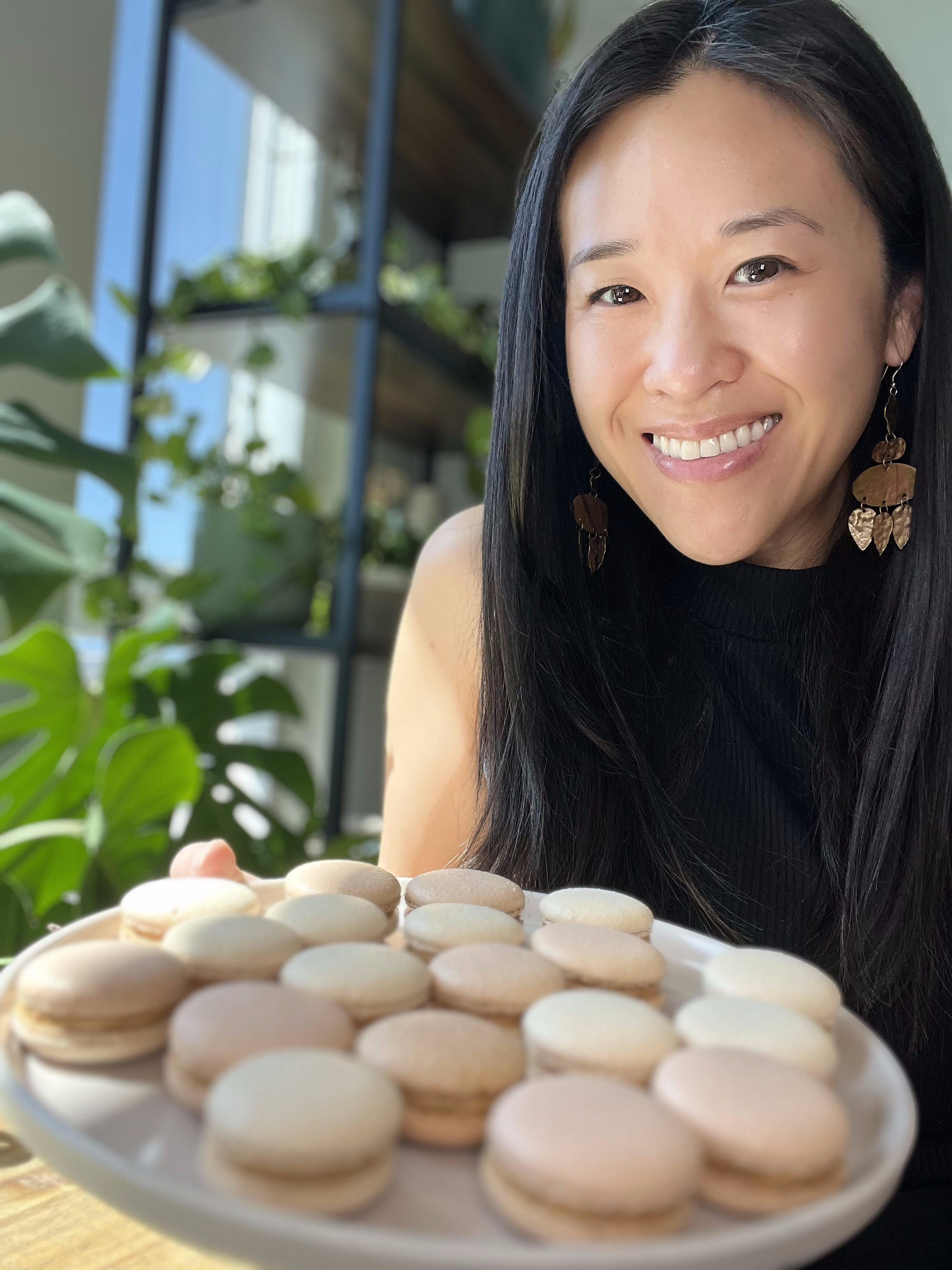 Macarons — one of Ting-Ting's baking projects
